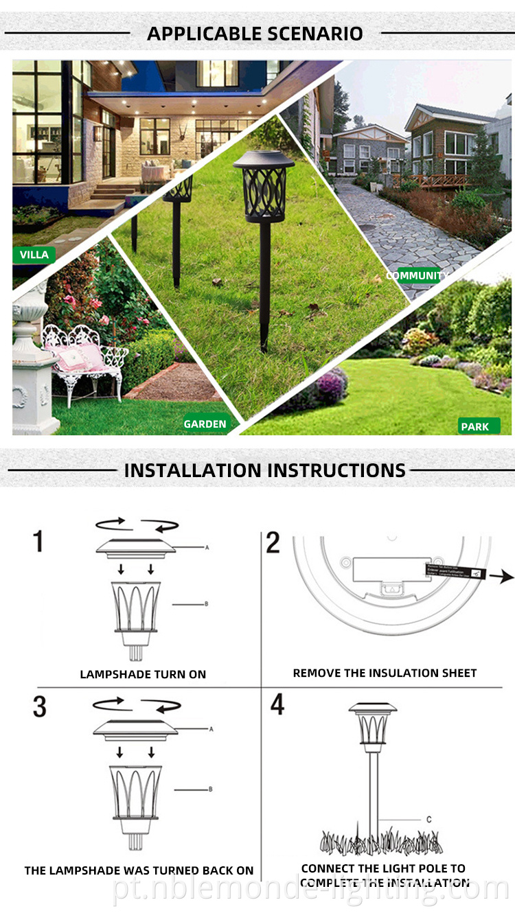 Beautiful outdoor solar lighting fixtures